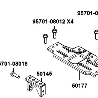 95701-08012-08G BOLT FLANGE 8X12(C) — diagram cutout