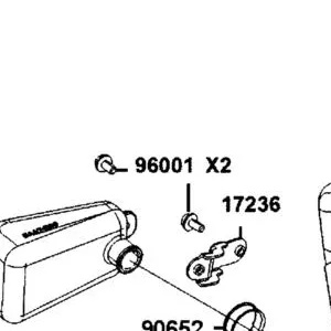 96001-06012-08G BOLT FLANGE SH 6X12 (C) — diagram cutout
