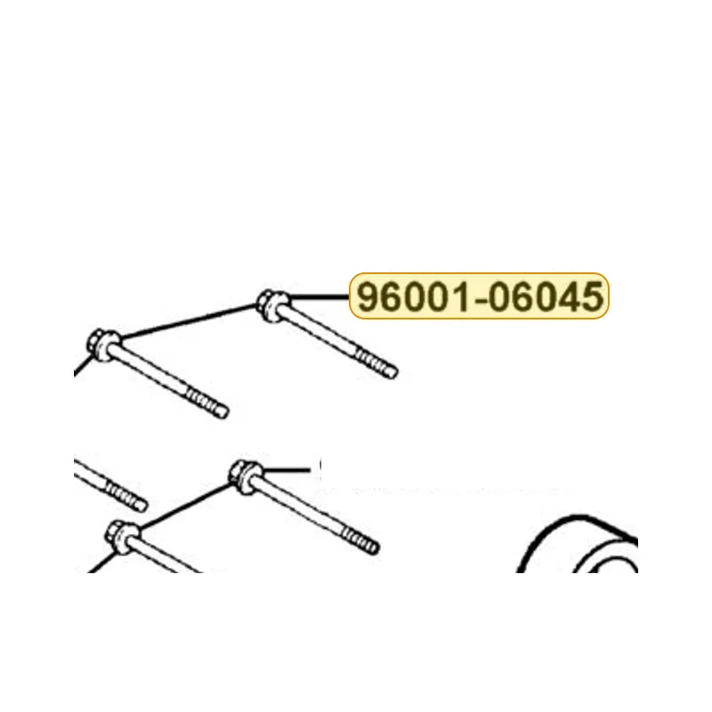 96001-06045-08 BOLT FLANGE SH 6*45 — diagram cutout