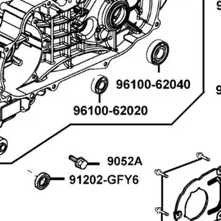 96100-62020-00 BEARING BALL RADIAL 6202 — diagram cutout