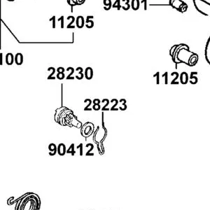 28223-KNBN-901 SPG KICK DRIVEN GEAR — diagram cutout