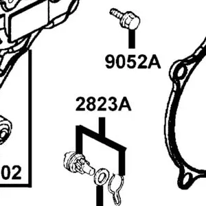 2823A-LBD6-C00 GEAR ASSY KICK DRIVEN — diagram cutout