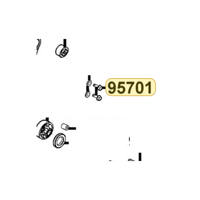 95701-08012-07G BOLT FLANGE 8*12 (G) — diagram cutout