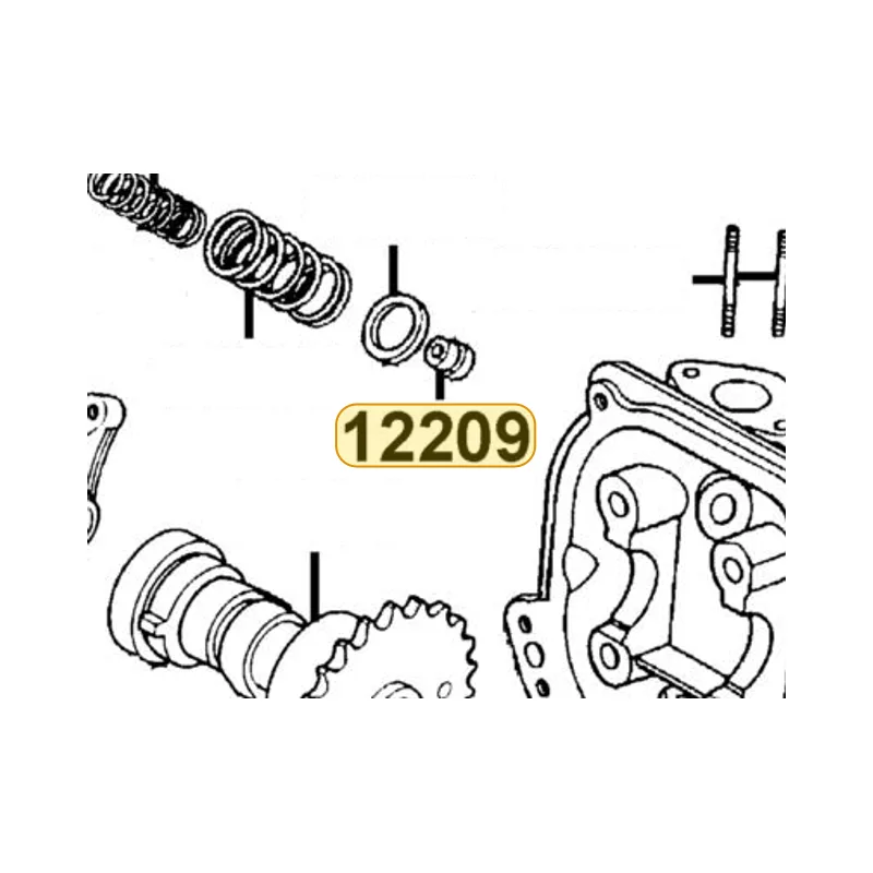12209-GDB4-C00 SEAL VALVE STEM — diagram cutout
