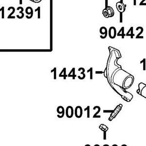 14431-KGBG-W10 ARM VALVE ROCKER — diagram cutout