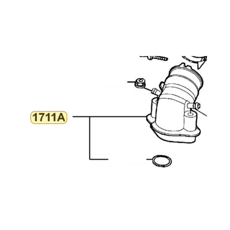 1711A-LBC9-900 PIPE ASSY INLET — diagram cutout
