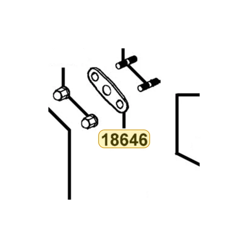 18646-GFY6-C10 GASKET A/I PIPE — diagram cutout