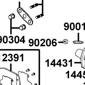 90206-0A01-C00 NUT TAPPET ADJG — diagram cutout