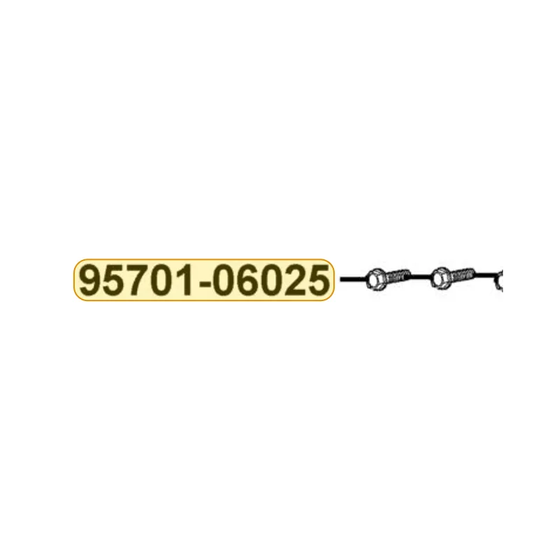 95701-06025-07G BOLT FLANGE 6*25 (C) — diagram cutout