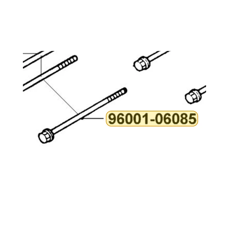 96001-06085-07G BOLT FLANGE SH 6*85 (K) — diagram cutout