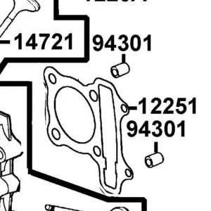12251-GFY6-C00 GASKET CYLINDER HEAD — diagram cutout