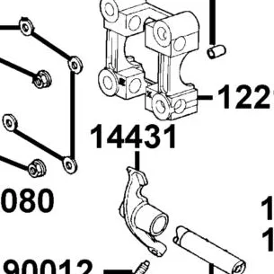 14431-KUDU-W10 ARM VALVE ROCKER — diagram cutout