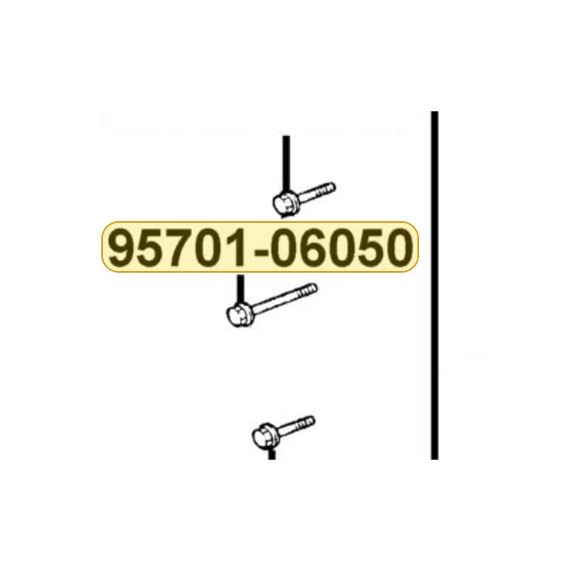 95701-06050-08 BOLT FLANGE 6X50 — diagram cutout