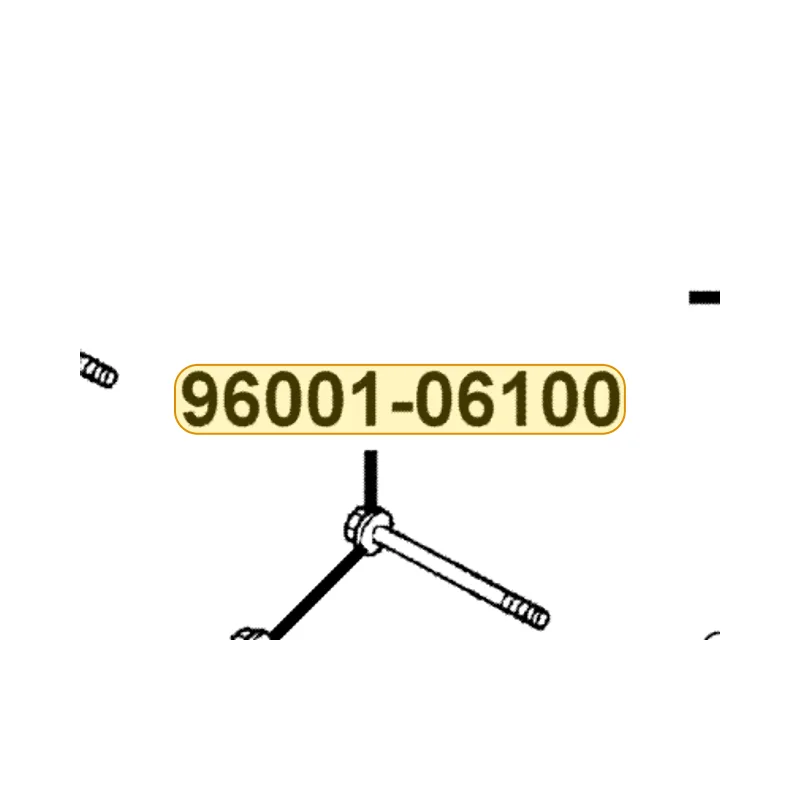 96001-06100-08 BOLT FLANGE SH 6*100 — diagram cutout