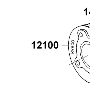 12100-KGBG-C01 CYLINDER COMP — diagram cutout