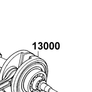 13000-LDC5-C00 CRANK SHAFT COMP — diagram cutout