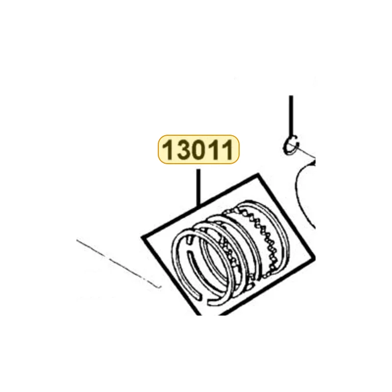 13011-LBC9-900 RING ASSY PISTON — diagram cutout