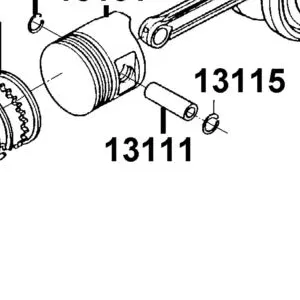 13111-KGBG-C00 PIN PISTON — diagram cutout