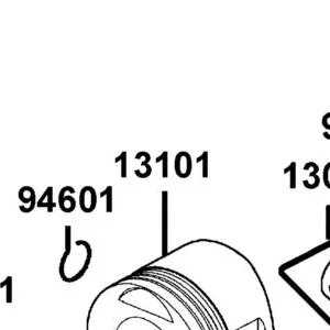 13101-KUDU-C00 PISTON A — diagram cutout