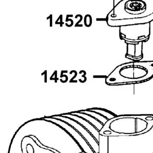 14523-GFY6-E90 GASKET TENSIONER LIFTER@A — diagram cutout