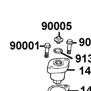 90001-GBHB-C05 BOLT FLANGE SHF 6*22 — diagram cutout