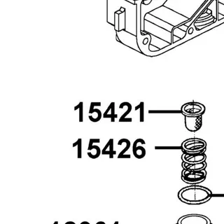 15421-1G07-C00 SCREEN OIL FILTER — diagram cutout