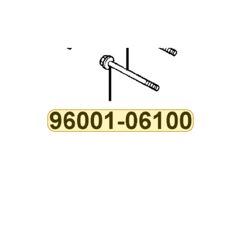 96001-06100-08G BOLT FLANGE SH 6x100 (C) — diagram cutout