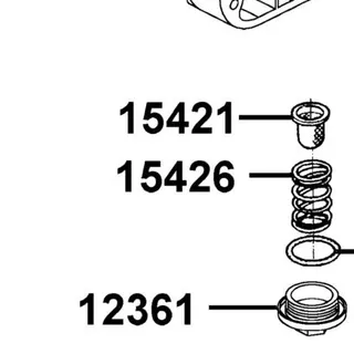 15426-GAE1-C00 SPG OIL FILTER SCREEN — diagram cutout