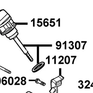 15651-KUDU-W10 GUAGE OIL LEVEL — diagram cutout