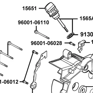 96001-06028-08 BOLT FLANGE SH 6*28 — diagram cutout