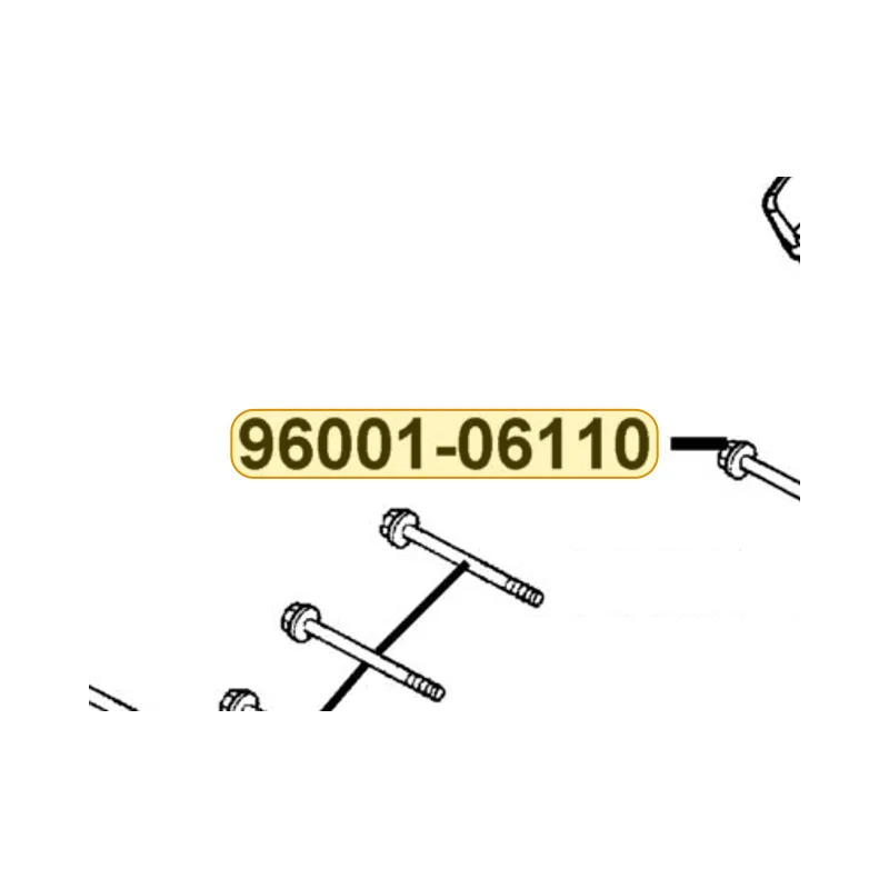 96001-06110-08 BOLT FLANGE SH 6*110 — diagram cutout