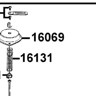 16069-KEC3-C00 COVER PISTON VALVE DIAPHRAGM — diagram cutout