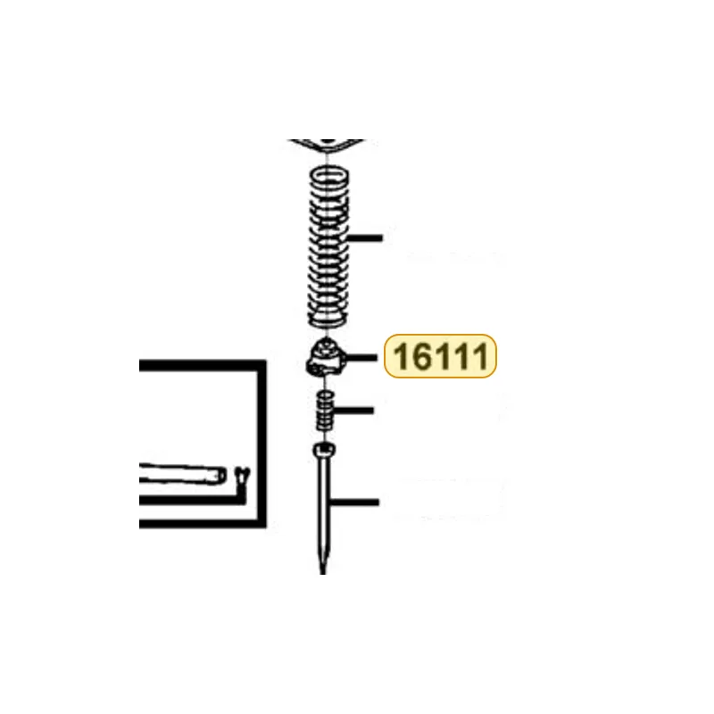 16111-KEC3-900 STOPPER JET NEEDLE SPRING — diagram cutout