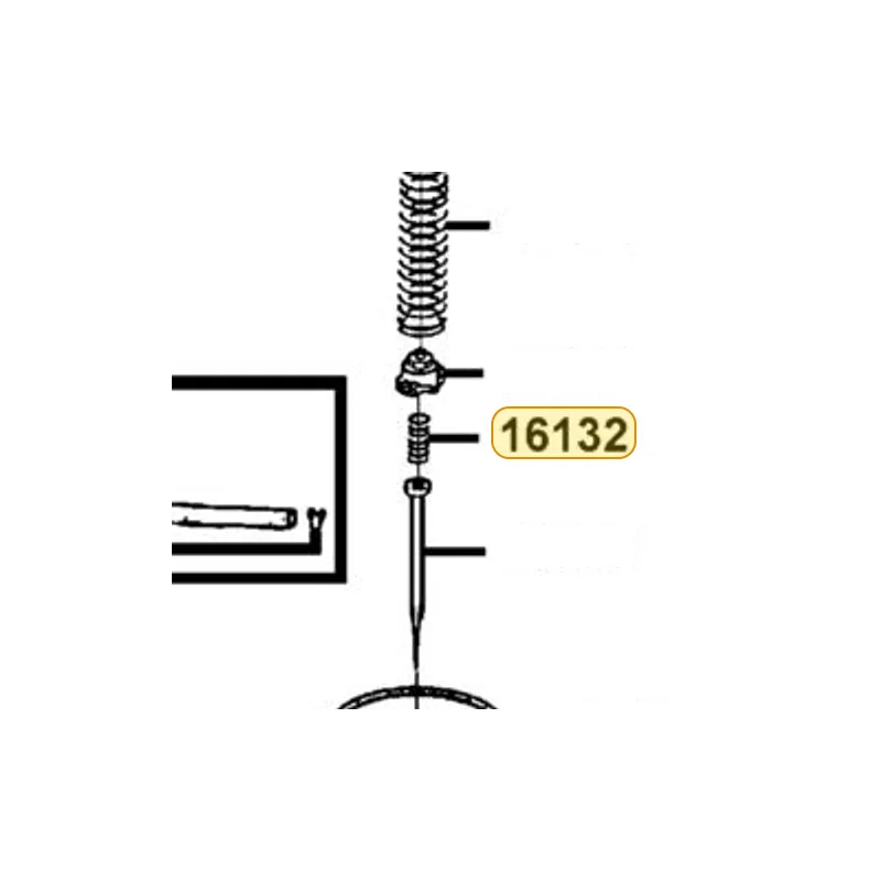 16132-KEC3-900 SPRING JET NEEDLE — diagram cutout