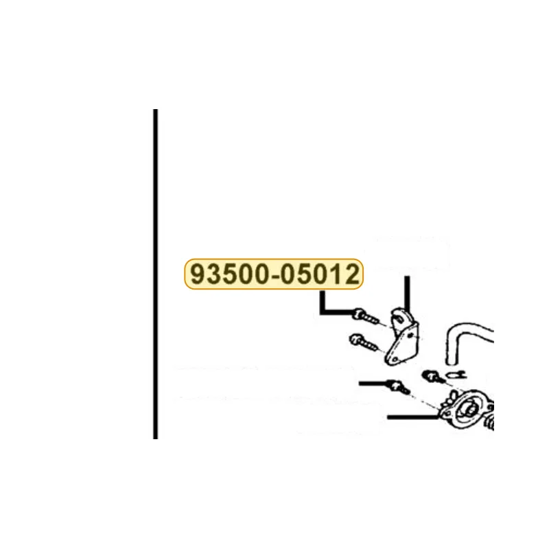 93500-05012-08 SCREW PAN 5*12 — diagram cutout