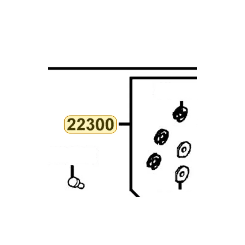 22300-GGAG-750 PLATE ASSY DRIVE — diagram cutout