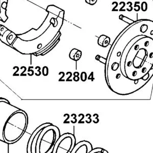 22804-1H48-001 RUBBER CLUTCH DUMPER — diagram cutout