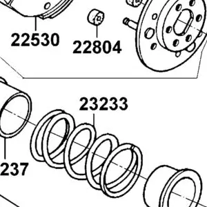23233-KEE1-900 SPG DRIVEN FACE — diagram cutout