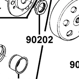 90202-1G87-001 NUT SPECIAL 28MM — diagram cutout