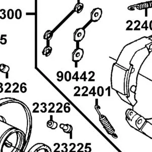 90442-0D44-001 WASHER THRUST 6M