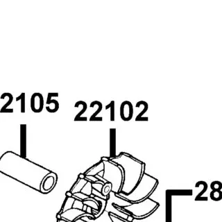 22102-KUDU-E80 FACE DRIVE — diagram cutout