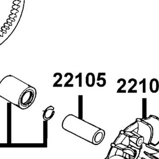 22105-GFY6-C10 BOSS DRIVE FACE — diagram cutout