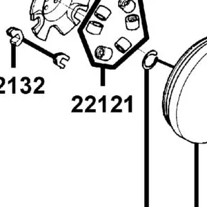 22121-KKD7-315 ROLLER SET WEIGHT (1SET:6PCS)14G*6 — diagram cutout