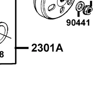2301A-KEC6-C00 PULLEY SUB ASSY — diagram cutout