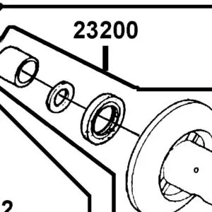 23200-LDF7-E10 FACE ASSY DRIVEN — diagram cutout