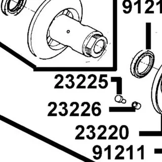 23225-GHC8-C00 PIN ROLLER GUIDE — diagram cutout