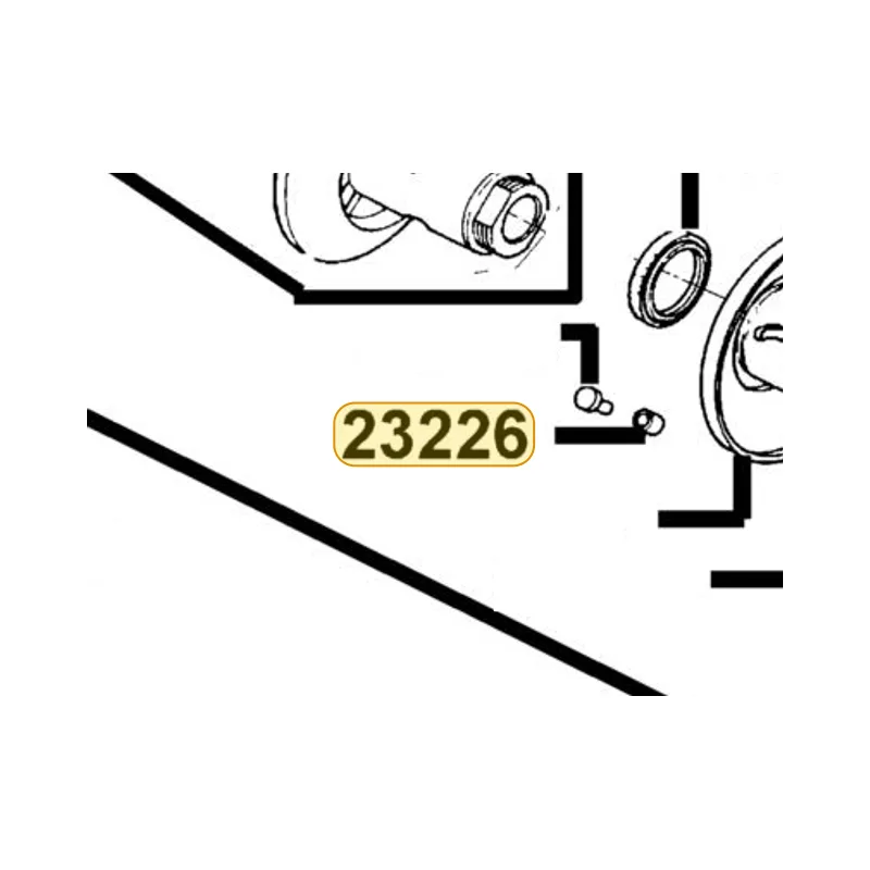 23226-GHC8-C00 ROLLER GUIDE — diagram cutout