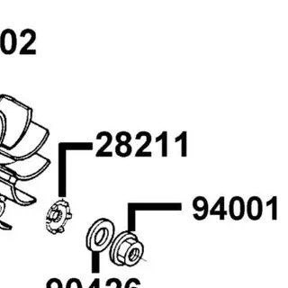 28211-KUDU-W10 RATCHET KICK STARTER — diagram cutout