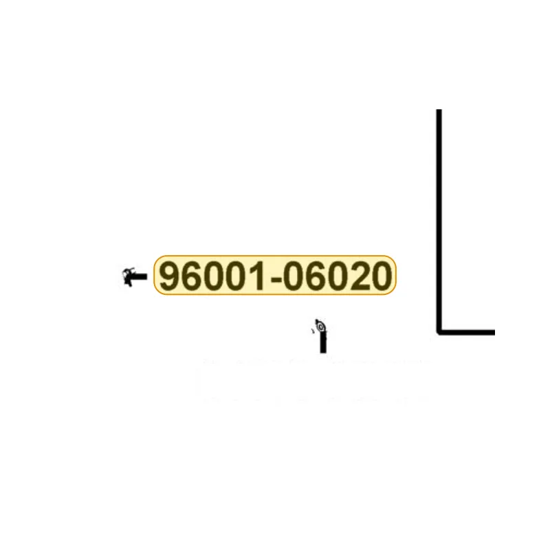 96001-06020-07G BOLT FLANGE SH 6*20 (G) — diagram cutout