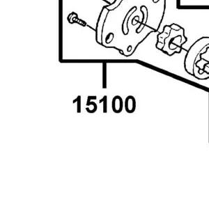 15100-KUDU-W10 PUMP ASSY OIL — diagram cutout